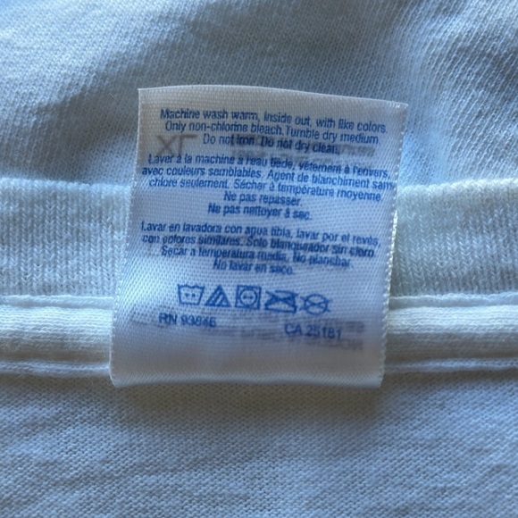 Gildan 1/20/09: The End of an Error white T-shirt with black message, size XL - Picture 6 of 6